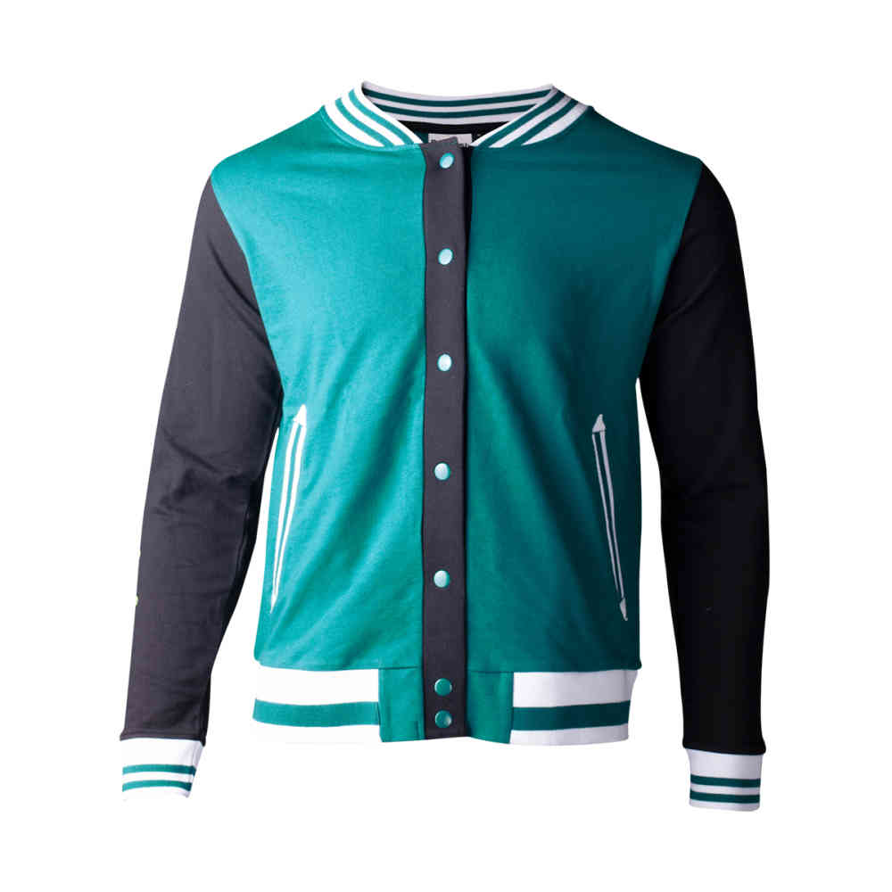 Rick And Morty - Space Travel Varsity jacket - Groen/Zwart